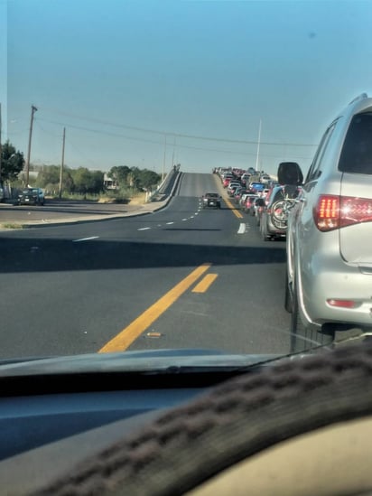 Congestionamiento en puentes internacionales