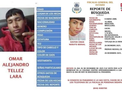localización : El primer caso correspondió a un menor de edad, identificado como Néstor Omar Norato Bernal, de 16 años