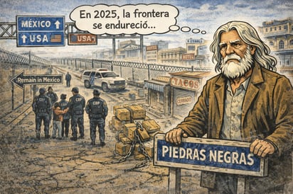 Caricatura editorial - Costo fronterizo