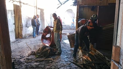 Atienden daños materiales tras incendios 