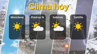 ¿Día perfecto para salir? Así pinta el clima en Coahuila