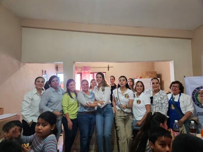 SOLIDARIDAD Integrantes de las Leonas del Club de Leones realizaron una jornada solidaria en Múzquiz, donde llevaron alimentos, celebraron el Día de Reyes y convivieron