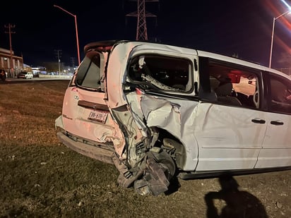 accidente : El percance ocurrió alrededor de la 1:50 horas en el cruce de las calles Joaquín Herrera y Talamantes