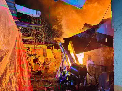 Incendio : El inmueble quedó completamente deshecho.