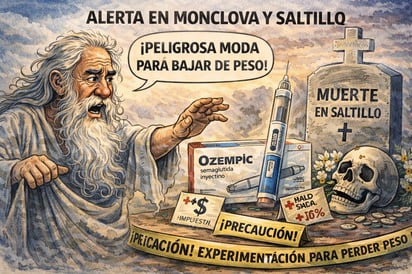 Caricatura editorial - Uso estético de fármacos para adelgazar enciende alertas