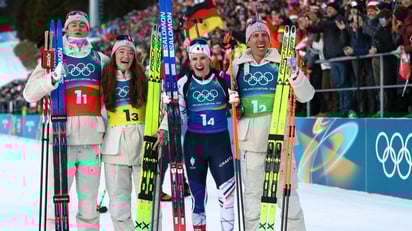 Francia domina y se lleva el oro en relevo mixto 4x6km de biatlón