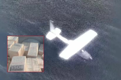 Interceptan aeronave con 534 paquetes de cocaína en costas de Oaxaca