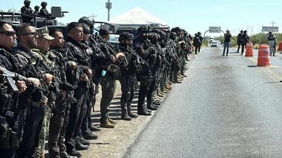 operativos : Los despliegues se llevaron a cabo en las cinco regiones del Estado de Coahuila.