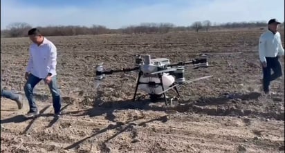 Prueba piloto muestra eficiencia de drones en la agricultura