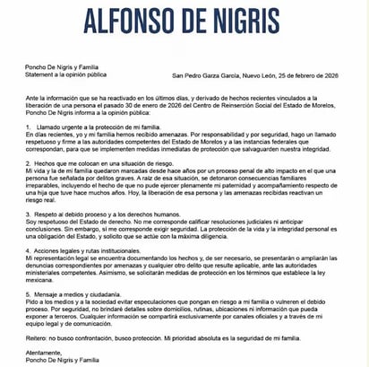 Poncho de Nigris