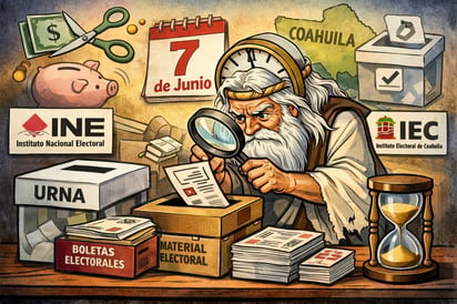 Cronos - Caricatura editorial - Presupuesto y democracia: Cronos ante la jornada electoral