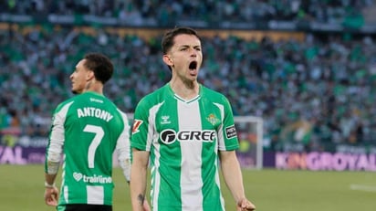 Álvaro Fidalgo marca su primer gol con el Betis en derbi