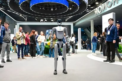 Robots: Prácticamente en cada pabellón de la feria tecnológica hay androides con apariencia y actitud humana Robots: Prácticamente en cada pabellón de la feria tecnológica hay androides con apariencia y actitud humana
