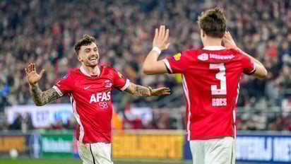 Sin Mateo Chávez, AZ Alkmaar gana y disputará final ante NEC