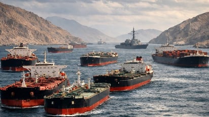 Petróleo se estabiliza mientras barcos esperan cruzar Ormuz