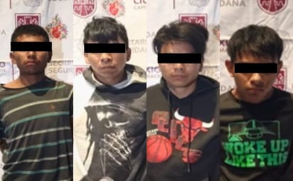 Detienen a cuatro por posesión de 60 dosis de droga en Iztapalapa