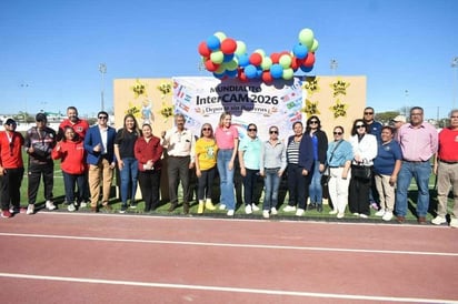  MUNDIALITO INTERCAM 2026 Mavi Sosa, presidenta honoraria del DIF Monclova, representó al alcalde Carlos Villarreal y acompañó a estudiantes de los CAM de la Región Centro.  Monclova,