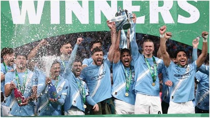 Manchester City vence 2-0 al Arsenal y se corona campeón de la EFL Cup