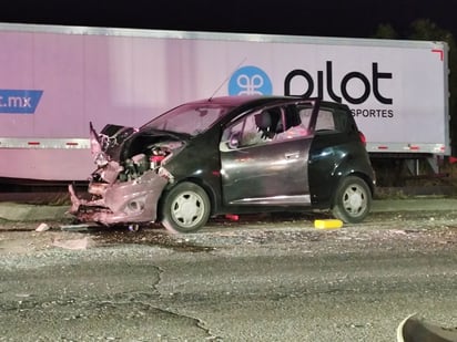 accidente : El percance ocurrió a la altura del sector Río Escondido.