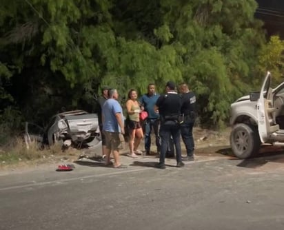 accidente : El percance dejó como saldo varias personas lesionadas.