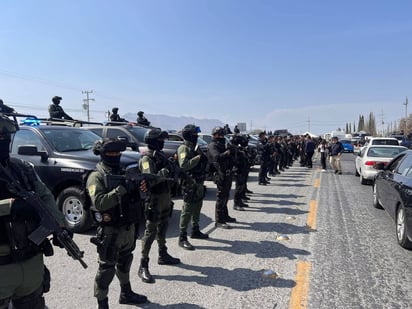 Refuerzan seguridad en Castaños con Operativo Semana Santa Segura