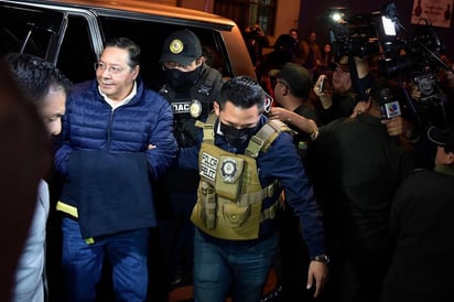 Luis Arce se declara preso político desde cárcel en La Paz