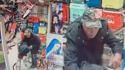 Ladrón roba bicicleta y mochila en centro Hidalgo en Monclova