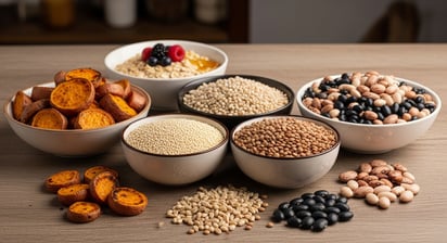 6 carbohidratos que ayudan a reducir la grasa abdominal y mejorar el metabolismo