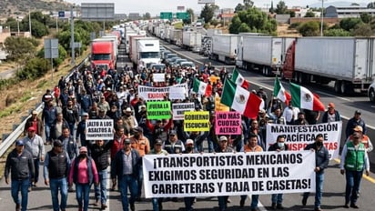 Bloqueos de transportistas no impactan aún región Centro de Coahuila