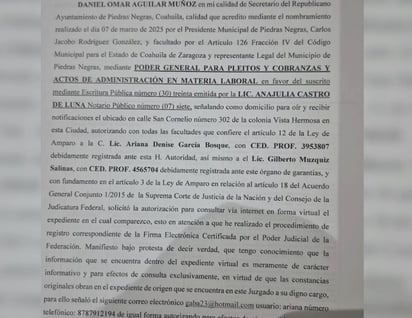 SIMAS y Ayuntamiento de Piedras Negras se enfrentan por adeudo