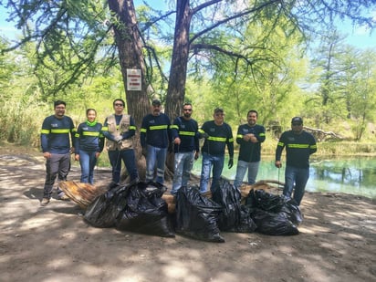 SEGURIDAD Autoridades municipales y la empresa Orbia S.A. realizaron una jornada de limpieza en el río Sabinas, con recolección de residuos y mejora de áreas recreativas