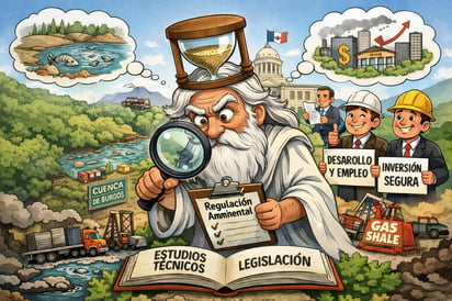 Cronos - Caricatura Editorial... Legisladores buscan equilibrio entre inversión y medio ambiente
