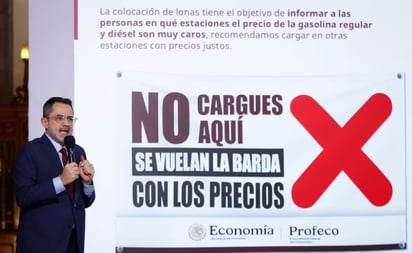 Profeco retoma campaña de lonas contra gasolineras con precios altos