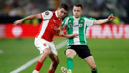Betis pierde 4-2 con Braga y es eliminado de la Europa League con global 5-3