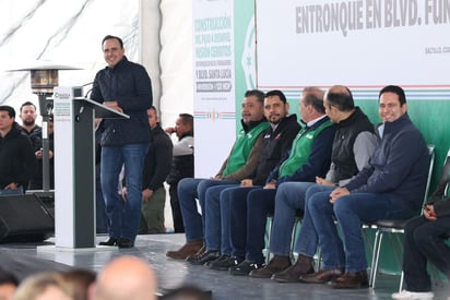 región: Junto a Javier Díaz, pusieron en marcha la construcción del paso a desnivel Misión Cerritos, inversión de 120 millones de pesos