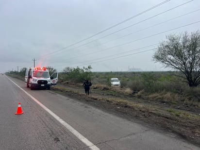 accidente : Paramédicos de Bomberos acudieron para brindarle atención y posteriormente lo trasladaron a la Clínica 60.