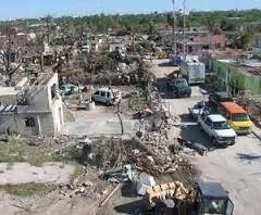 tornado : Aquella tarde, a las 18:21 horas, el fenómeno tocó tierra en la colonia Año 2000.