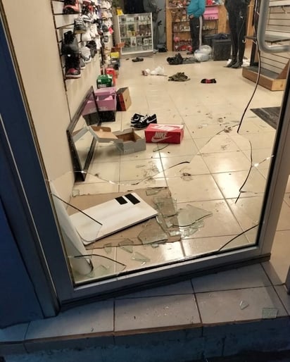Robo: El negocio afectado, Mr. Shoes, fue blanco del ilícito en días recientes.