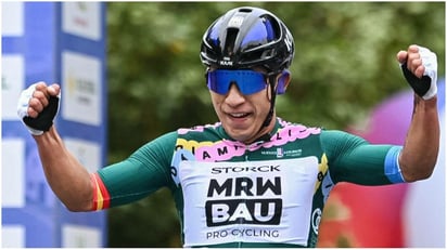 Edgar Cadena gana su segunda etapa consecutiva en la Vuelta a Asturias