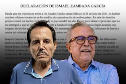 Revelan carta del ‘Mayo’ Zambada que pone a Rocha Moya bajo la lupa de EU