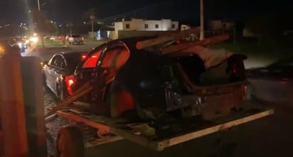 Accidente : Tras el percance, el presunto responsable decidió retirarse del lugar.
