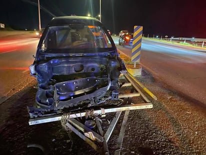 Accidente : Tras el percance, el presunto responsable decidió retirarse del lugar.