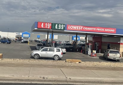 Gasolina supera los 4 dólares en Eagle Pass y preocupa impacto económico en la frontera