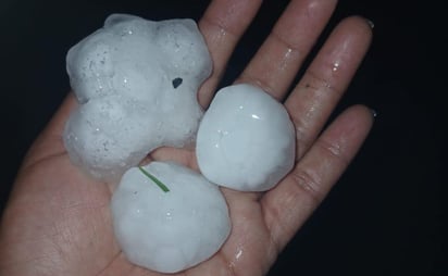 Clima en Nuevo León: granizo sorprende a habitantes de General Terán