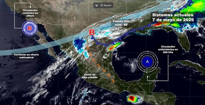 Frente frío 49 mantiene lluvias y alerta en regiones de Coahuila