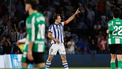 Real Sociedad empata 2-2 al Betis con penal agónico