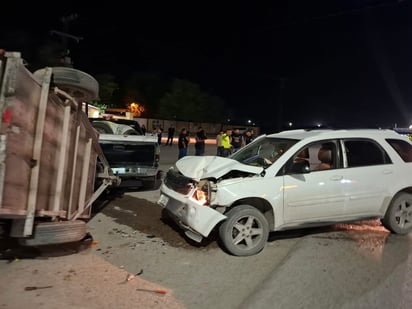 Accidente : Los hechos ocurrieron sobre el cruce del bulevar Leonides Guadarrama y la calle General Gómez, donde una camioneta GMC.