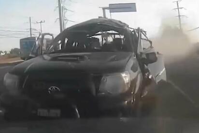  CIA Omar García Harfuch rechazó la versión de CNN que relaciona a la CIA con la explosión de una camioneta en Tecámac donde murieron dos sinaloenses.