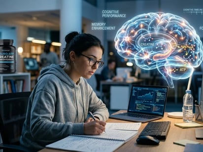 Creatina y cerebro: los beneficios que la ciencia estudia