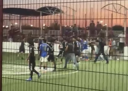 Riña : Se registró una riña entre jugadores durante un partido disputado en las canchas del Instituto Tecnológico de Piedras Negras.